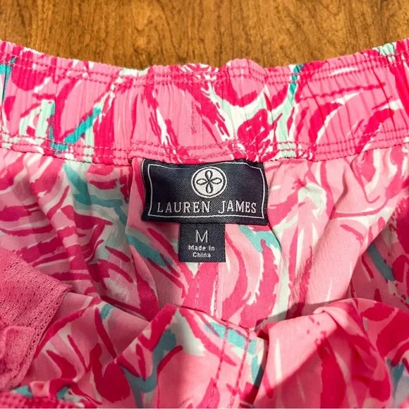 Lauren James Pink Tulip Shorts - Picture 2 of 5